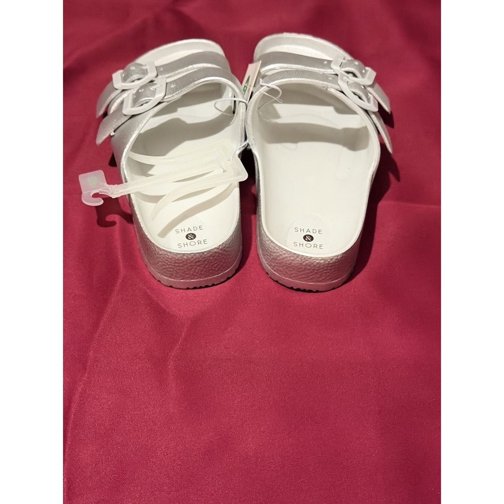 NWT Women's Silver Shade & Shore Slip In Shoes Size 10 (3089) - Picture 5 of 6